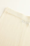 SWAYING/KNIT threaded leg straight pants SW24SS3B45 tooth white